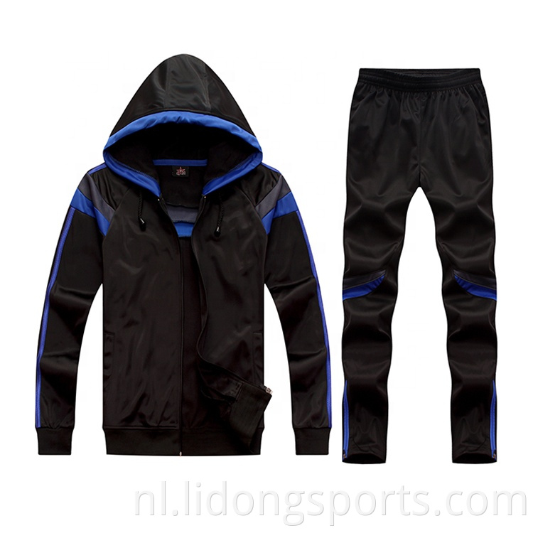 Groothandel goedkope aangepaste mannen Sweatsuit Custom Jogging Suits Mens Activewear met hoge kwaliteit